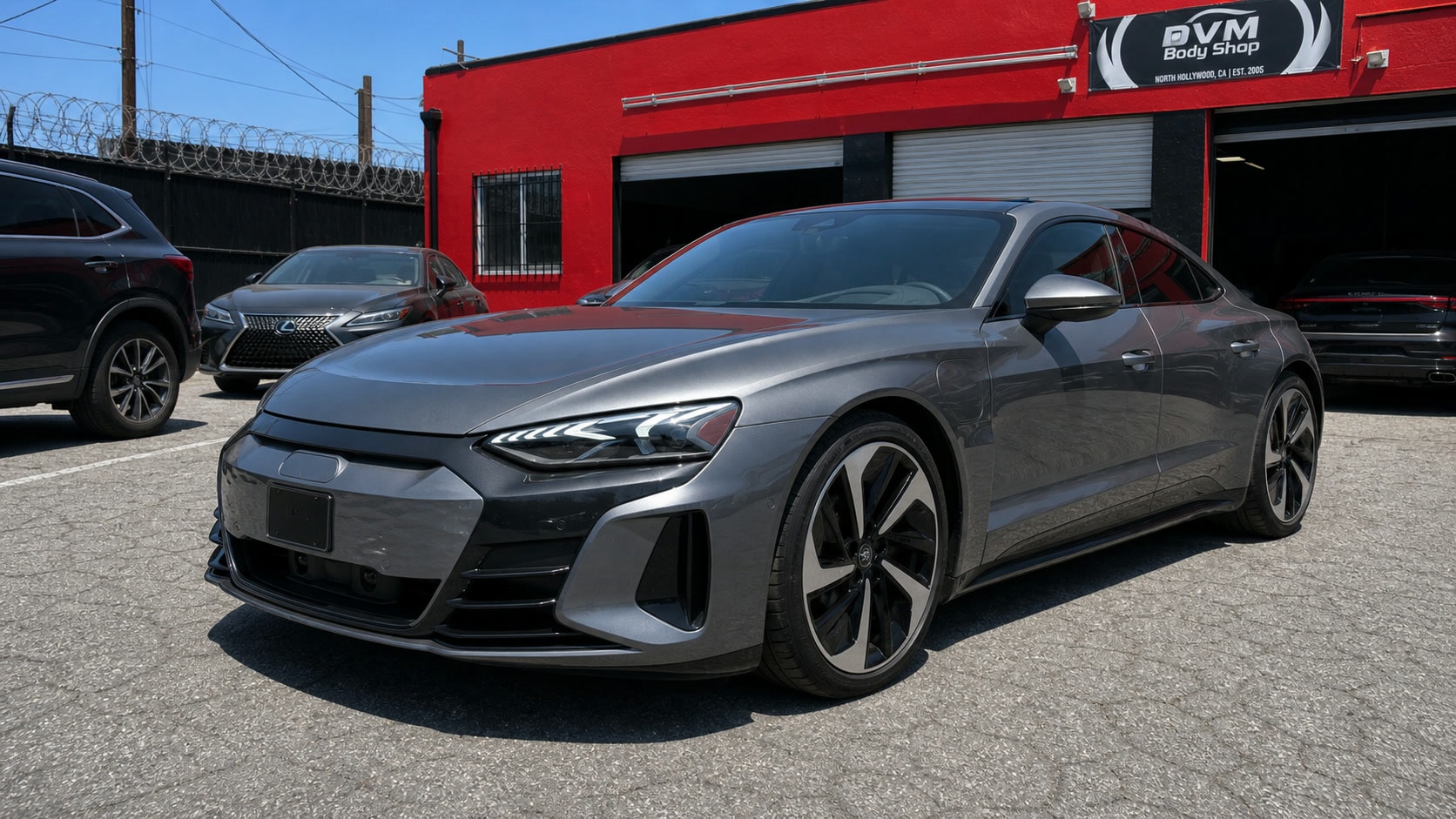e-tron GT after repair