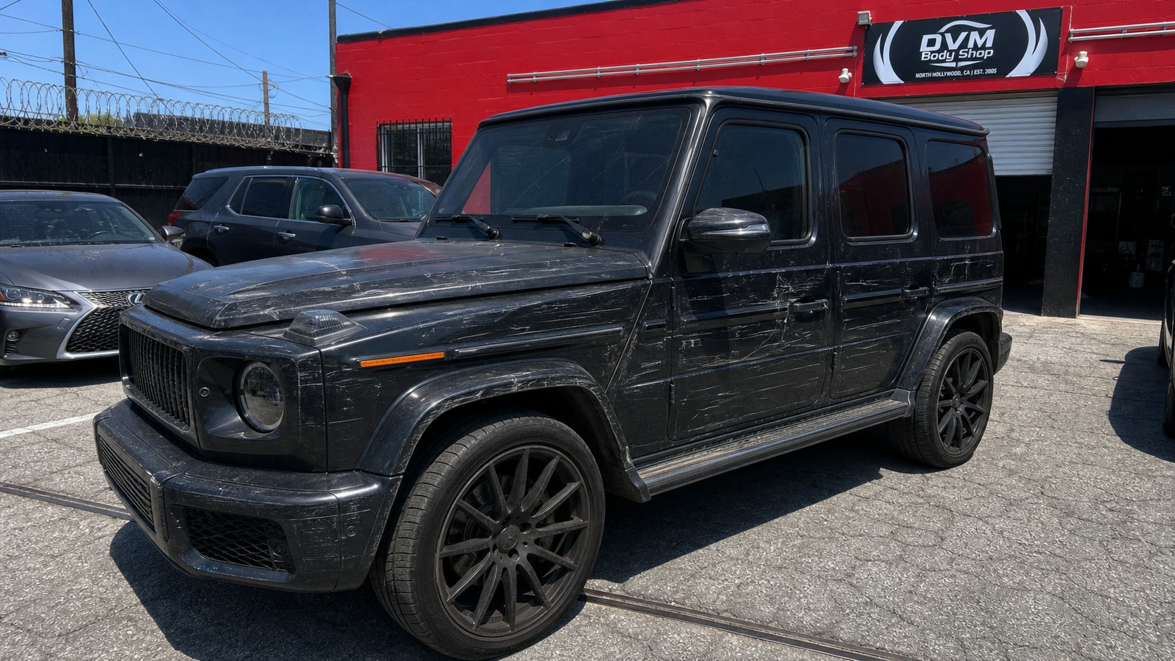G 63 AMG before repair