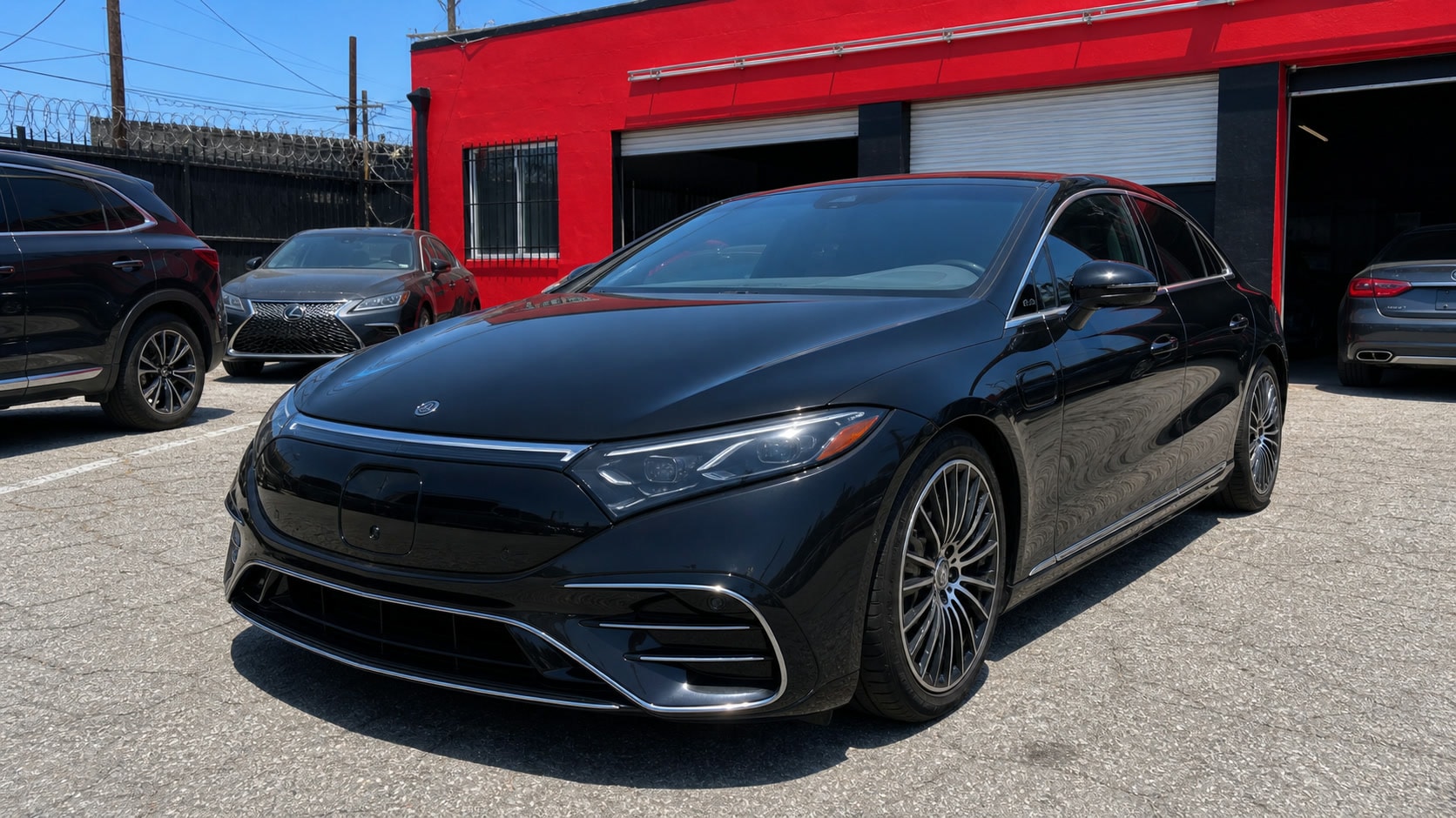 EQS Sedan after repair