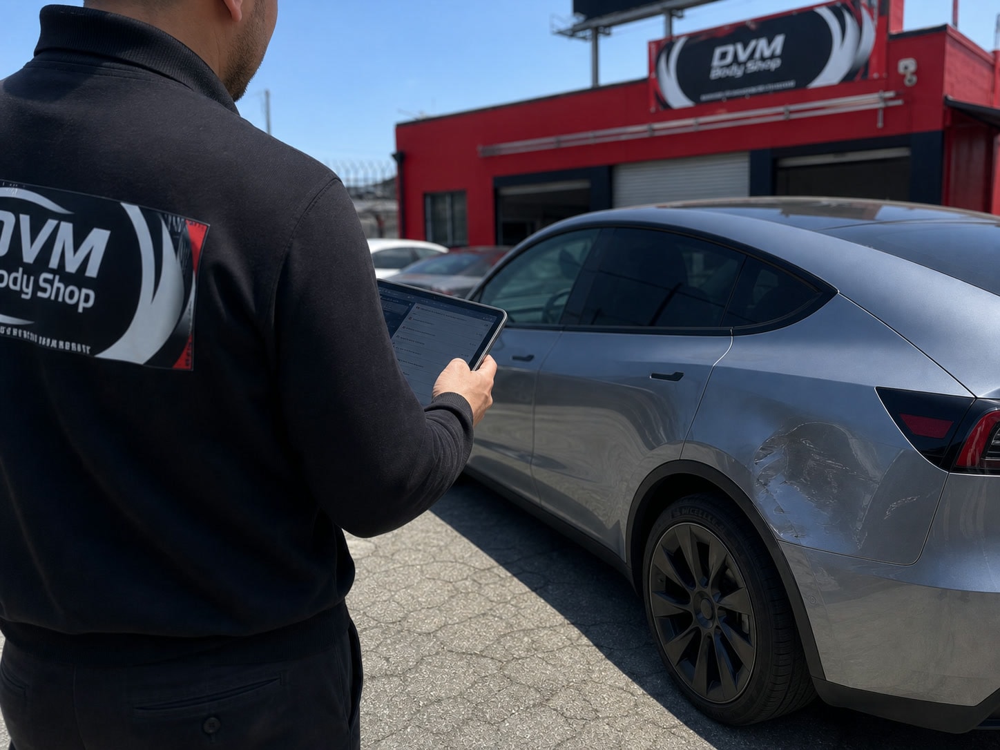 AI photorealistic estimate consultation at DVM Body Shop